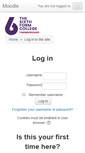 Mobile Screenshot of moodle.farnborough.ac.uk